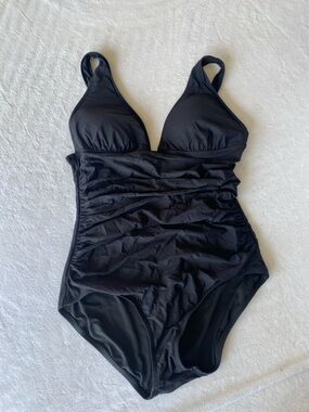 J. Crew Black One-Piece Swimsuit